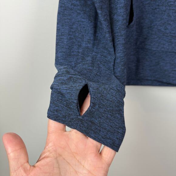 Outdoor Voices Hoodie Women's Medium Blue Cloudknit Stretch Long Sleeve Pullover - Picture 5 of 10